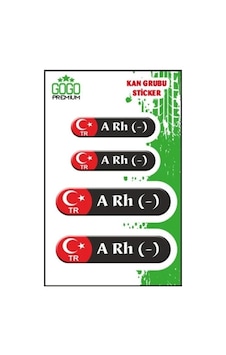 Kan Grubu A Rh - Siyah Dörtlü Damla Etiket Kan Grubu A Rh - Siyah Dörtlü Damla Etiket