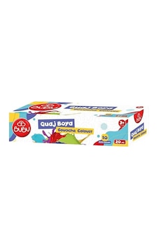 Guaj Boya 10 Renk X 20 Ml. Çok Renkli Guaj Boya 10 Renk X 20 Ml. Çok Renkli