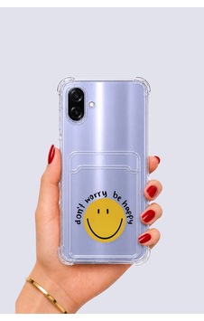 Northcity Galaxy Uyumlu A07 Kartlıklı Gülücük Desenli Kılıf Northcity Galaxy Uyumlu A07 Kartlıklı Gülücük Desenli Kılıf