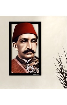Kişiye Özel Sultan Iı Abdülhamit Han Temalı 3D Ahşap Tablo Kişiye Özel Sultan Iı Abdülhamit Han Temalı 3D Ahşap Tablo