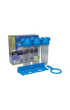 Italyan Atlas Marka Dp Trio Üçlü Filtre Kabı-1" Ve 3/4" Seçenekli