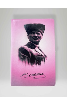Atatürk Temalı Özel Tasarım Kapaklı Çizgili Defter 80 Yaprak Ajanda / Günlük Çok Renkli Atatürk Temalı Özel Tasarım Kapaklı Çizgili Defter 80 Yaprak Ajanda / Günlük Çok Renkli