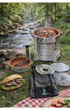 Paslanmaz Güveç Mangal Seti, Güveç Ocak, Paslanmaz Izgaralı, Toprak Tandır 40cm Çap Çok Renkli Paslanmaz Güveç Mangal Seti, Güveç Ocak, Paslanmaz Izgaralı, Toprak Tandır 40cm Çap Çok Renkli