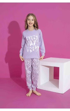 Tarık 10-15 Yaş Kız Çocuk Pijama Fashion Dream 2965250 - Lila Lila Tarık 10-15 Yaş Kız Çocuk Pijama Fashion Dream 2965250 - Lila Lila