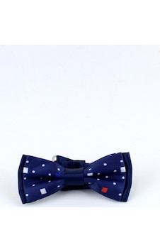 Minipomes Unisex Standart Boy Desenli Çocuk Papyonu Lacivert Minipomes Unisex Standart Boy Desenli Çocuk Papyonu Lacivert