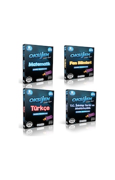 Oksijen Yayınları 8.Sınıf Matematik Fen Türkçe Inkılap S.B Set