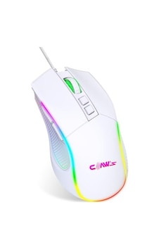 Crossfire V1 12800 Dpi Makro Yazılımlı Chromatic Rgb Gaming Mouse - Beyaz Açık Beyaz Crossfire V1 12800 Dpi Makro Yazılımlı Chromatic Rgb Gaming Mouse - Beyaz Açık Beyaz