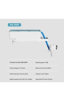 Waterbear Wb-880f Tepe Filtre 650lt/saat Waterbear Wb-880f Tepe Filtre 650lt/saat