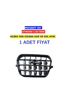Klima Kalorifer Havalandırma Izgara Difizör Yanlar Sağ Ve Sol Aynı Peugeot 301 Cıtroen C-elysee Klima Kalorifer Havalandırma Izgara Difizör Yanlar Sağ Ve Sol Aynı Peugeot 301 Cıtroen C-elysee