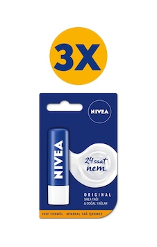 Nivea Original Dudak Kremi 4.8 G x 3