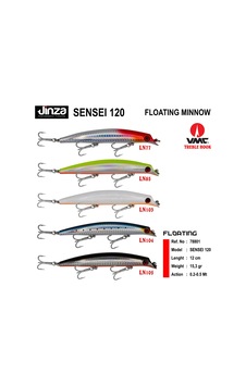 Jinza Sensei 120 Mm 15.3 Gr Maket Balık Jinza Sensei 120 Mm 15.3 Gr Maket Balık