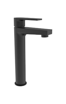 Creavit SR6500S Sharp Uzun Lavabo Bataryası Mat Siyah