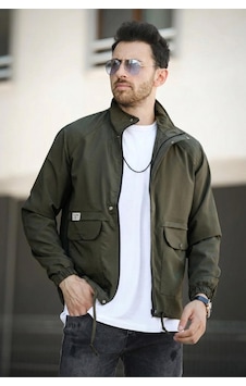 Oksit Juan Slim Fit Su İtici Bağcık Detaylı Kapüşonlu Erkek Mevsimlik Mont Yağmurluk Haki Oksit Juan Slim Fit Su İtici Bağcık Detaylı Kapüşonlu Erkek Mevsimlik Mont Yağmurluk Haki