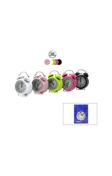 Twin Bell Bgc-9 Yuvarlak Masa Çalar Saat - Renkli Metal Kasa, Pilli Ve Işıklı, 8 Cm Twin Bell Bgc-9 Yuvarlak Masa Çalar Saat - Renkli Metal Kasa, Pilli Ve Işıklı, 8 Cm