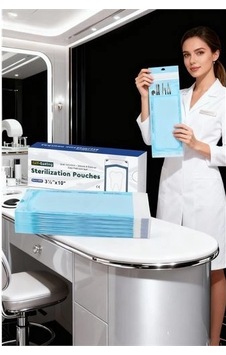 Sterilizasyon Poşeti 600 Adet - Otoklav Kendinden Yapışkanlı Medikal Poşet 9x26 Cm Sterilizasyon Poşeti 600 Adet - Otoklav Kendinden Yapışkanlı Medikal Poşet 9x26 Cm