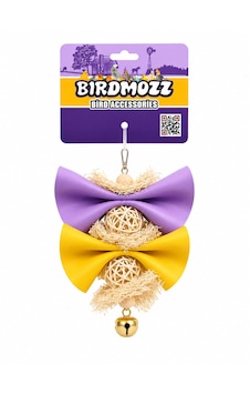 Birdmozz Premium Kabak Lifli Fiyonklu Kuş Oyuncağı Birdmozz Premium Kabak Lifli Fiyonklu Kuş Oyuncağı
