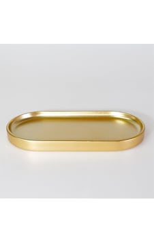Victoria Oval Tepsi Küçük Altın Victoria Oval Tepsi Küçük Altın