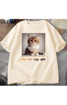 Flood Of Style Bebek Lazanya Kedi T-shirt Eurot-shirt Festival Festival T Shirt Komik Erkek Kadın Tshir Haki Flood Of Style Bebek Lazanya Kedi T-shirt Eurot-shirt Festival Festival T Shirt Komik Erkek Kadın Tshir Haki