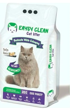 Eaysy Clean Vanilya Kokulu İnce Taneli Topaklaşan Bentonit Kedi Kumu 20 L Eaysy Clean Vanilya Kokulu İnce Taneli Topaklaşan Bentonit Kedi Kumu 20 L