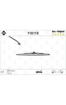 Silecek - 800 - Süpürgesi Arka Golf3-golf4 - Spt-gld - 340 Mm Silecek - 800 - Süpürgesi Arka Golf3-golf4 - Spt-gld - 340 Mm