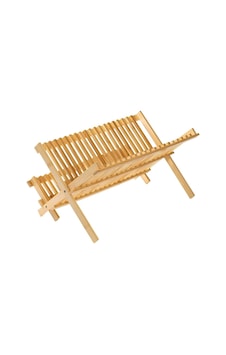 Bambu Katlanır Bulaşıklık, Natürel, Çift Katlı 16 Gözlü, 21,5x47 Cm Diğer