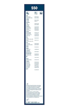 Silecek Süpürgesi - Fiat Ducato - Bosch-3397118420 Silecek Süpürgesi - Fiat Ducato - Bosch-3397118420