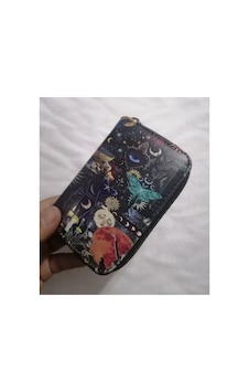 Owlbag Company Owl Bag Fairy And Gotik Figürler Aesthetik Desenli Tasarım Suni Deri Cüzdan Çok Renkli