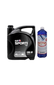Elf Sporti Txi 10W-40 Acea A3/B4 Sentetik Motor Yağı 4 L + Cam Suyu 1 L