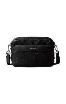 Calvin Klein Emblem Aop Deboss Ca, Ub1 Siyah Erkek Çapraz Çanta