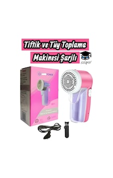 Tiftik Ve Tüy Toplama Makinesi Şarjlı Evcil Hayvan Tüy Toplayıcı Çok Renkli