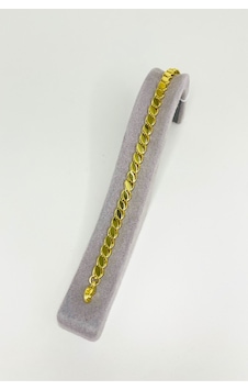 Gold Renkli Arpa Model Çelik Bileklik Altın Gold Renkli Arpa Model Çelik Bileklik Altın