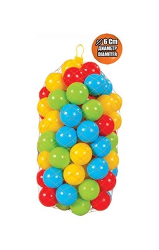 Babyplay Top Oyun Havuzu Topu 6 CM 100 Adet Fileli