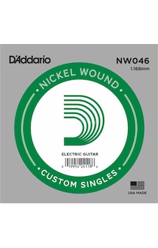 Daddario Nw046 .046 Elektro ve Akustik Gitar Tek Tel Daddario Nw046 .046 Elektro ve Akustik Gitar Tek Tel