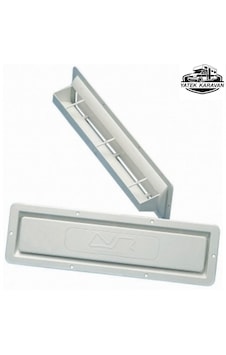 Plastik Havalandırma, Su Geçirmez, 42 X 11.5 Cm Yatek Karavan Tek Beyaz