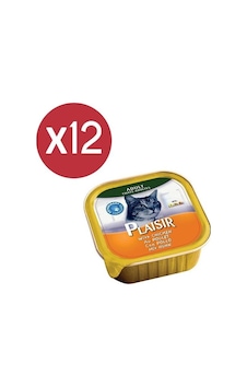 Plaisir Pate Tavuklu Kedi Konservesi 12 x 100 G Plaisir Pate Tavuklu Kedi Konservesi 12 x 100 G