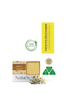 Naturix Papatya Sabunu 125 Gr Atopik Ciltler İçin Rahatlatıcı, Nemlendirici Ve Canlandırıcı Doğal Sabun Naturix Papatya Sabunu 125 Gr Atopik Ciltler İçin Rahatlatıcı, Nemlendirici Ve Canlandırıcı Doğal Sabun