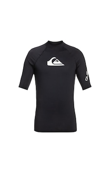 Quiksilver All Time Short Sleeve Erkek Rashguard Siyah Quiksilver All Time Short Sleeve Erkek Rashguard Siyah