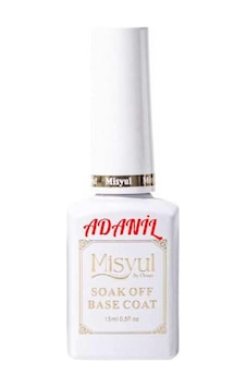 Adanil 15 ML Misyul Profesyonel Soak-off Güçlü Base Coat Adanil 15 ML Misyul Profesyonel Soak-off Güçlü Base Coat