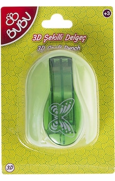 Bu-bu 3d Kelebek Şekilli Delgeç Kod:bubu-de0017 Çok Renkli Bu-bu 3d Kelebek Şekilli Delgeç Kod:bubu-de0017 Çok Renkli