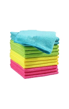 Wilma Secret Mikrofiber Temizlik Bezi 24 Adet 30x30 Çok Amaçlı İz Bırakmaz - Renkli Oto, Mutfak Ve Bulaşık Kurulama Bezi 24'lü Paket Sku: Mır8690010199973 0