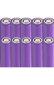 10 Adet 3.7v Şarjlı 18650 Lityum Pil 1200mah 34gr Şarj Edilebilir