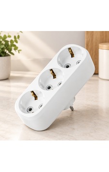 3 Prizli Uzatma Prizi Düz Model 3 Prizli Uzatma Prizi Düz Model