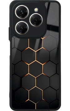 Tecno Spark 20 Pro Yellow Carbon Tasarımlı Glossy Telefon Kılıfı Çok Renkli Tecno Spark 20 Pro Yellow Carbon Tasarımlı Glossy Telefon Kılıfı Çok Renkli
