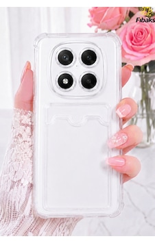 Fibaks Redmi Note 15 4G Uyumlu Kılıf Kamera Koruma Ve Köşe Korumalı Kartlıklı Cüzdanlı Darbe Emici Şeffaf Kapak Fibaks Redmi Note 15 4G Uyumlu Kılıf Kamera Koruma Ve Köşe Korumalı Kartlıklı Cüzdanlı Darbe Emici Şeffaf Kapak