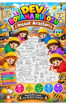 İnşaat Araçları Seti Tır Vinç Kepçe Dev Boyama Kağıdı Boyama Rulosu Büyük Boy 5 Metre - 808526481 İnşaat Araçları Seti Tır Vinç Kepçe Dev Boyama Kağıdı Boyama Rulosu Büyük Boy 5 Metre - 808526481