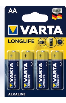 Varta Longlife 4106 Alkaline AA Kalem Pil 4'lü Varta Longlife 4106 Alkaline AA Kalem Pil 4'lü