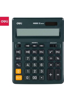Deli M888f Hesap Makinesi Çift Hafızalı 12 Haneli Koyu Yeşil 100147226 Yeşil Deli M888f Hesap Makinesi Çift Hafızalı 12 Haneli Koyu Yeşil 100147226 Yeşil