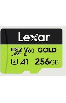 Lexar 256 GB V60 A1 Professional Gold MicroSD UHS II Hafıza Kartı Lexar 256 GB V60 A1 Professional Gold MicroSD UHS II Hafıza Kartı
