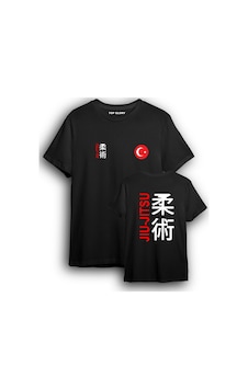 Top Glory Jiujitsu Kanji Ve Bayrak Baskılı Milli Takım Tişört Jujitsu T-shirt Juju6009 Siyah Top Glory Jiujitsu Kanji Ve Bayrak Baskılı Milli Takım Tişört Jujitsu T-shirt Juju6009 Siyah