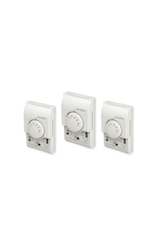 Smallart Tr-110m Mekanik Fancoil Termostatı 3'lü Set 2/4 Borulu 3 Kademe Fan 3 Adet Smallart Tr-110m Mekanik Fancoil Termostatı 3'lü Set 2/4 Borulu 3 Kademe Fan 3 Adet